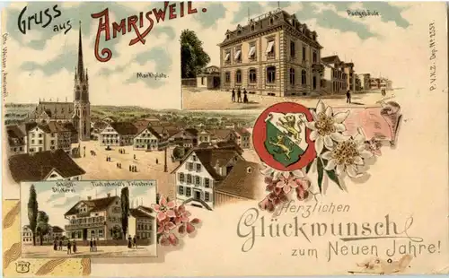 Gruss aus Amriswil - Litho -169666