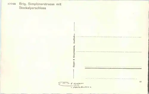 Brig - Simplonstrasse -168686