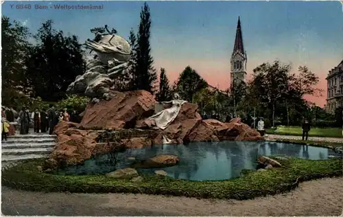 Bern - Weltpostdenkmal -170680