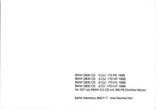 BMW 2800 -169870