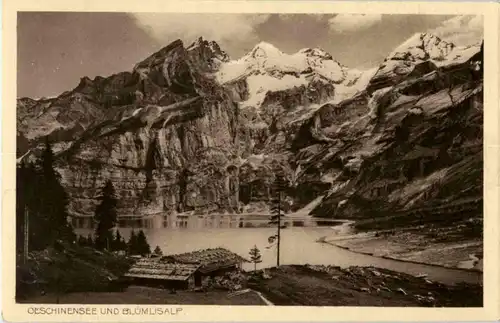 Oeschinensee und Blümlisalp -170844