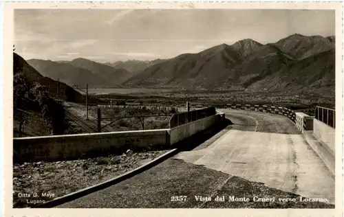 Vista dal Monte Ceneri verso Locarno -168266