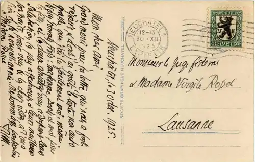 Neuchatel - Etude -171840