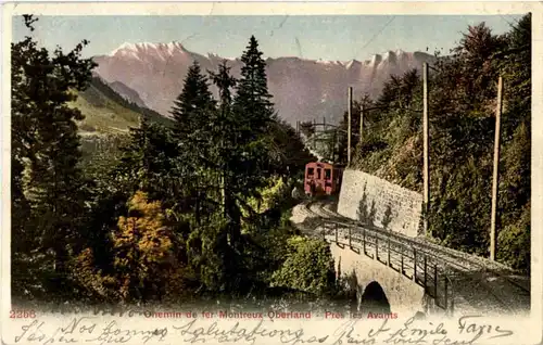 Chemin de fer Montreux - Oberland - Pres les Avants -171602