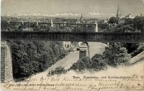 Bern - Eisenbahnbrücke -170418