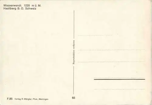 Wasserwendi Hasliberg -172066