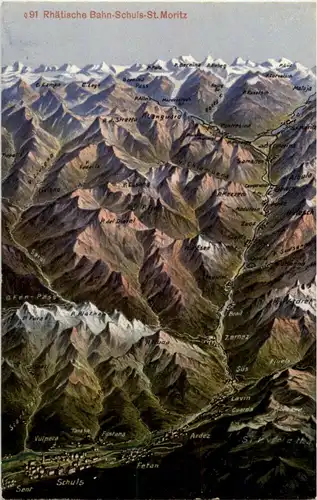 Rhätsche Bahn Schuls St. Moritz -171250