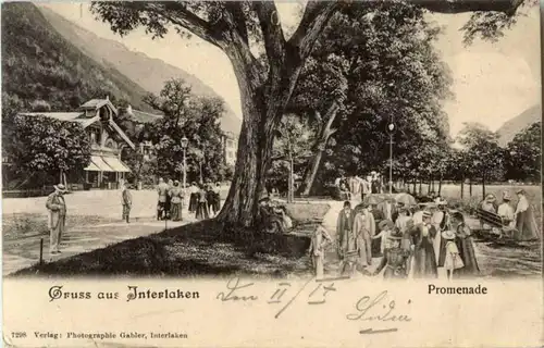 Gruss aus Interlaken - Promenade -170824