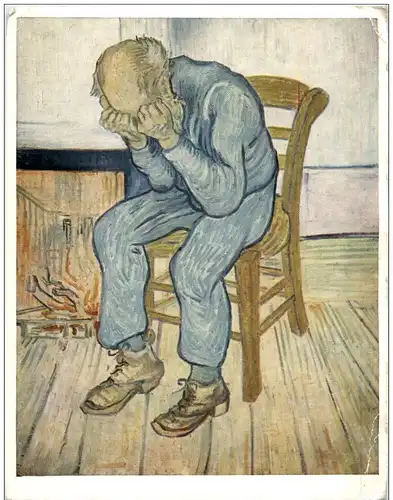 Vincent van Gogh - Treurende man -131596