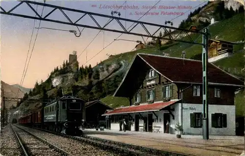Lötschbergbahn - Station Blausee Mitholz -171584