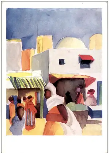 August Macke - Markt in Tunis -131720