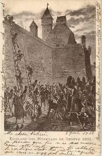 Geneve - Escalade des Murailles 1602 -172480