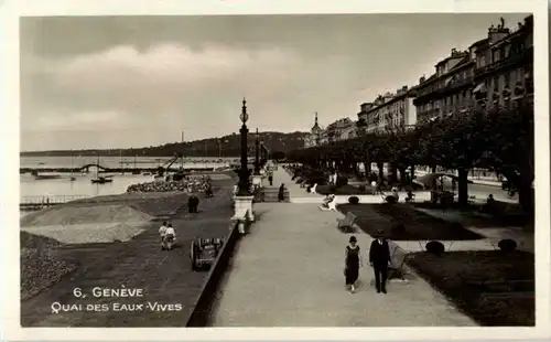 Geneve - Quai des Eaux Vives -172544