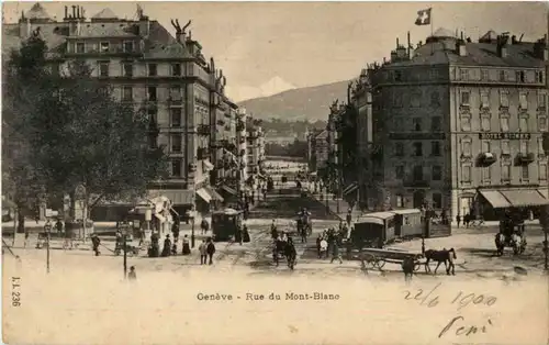 Geneve - Rue du Mont Blanc -172756