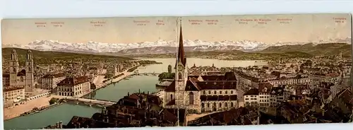 Zürich - Klappkarte -169738