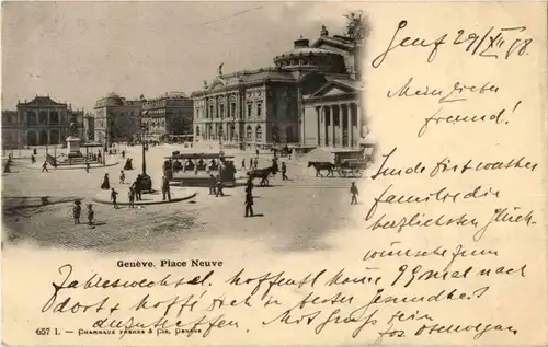 Geneve - Place Neuve mit Tram -172844