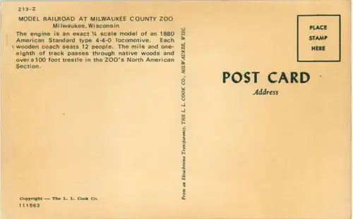 Model Railroad at Milwaukee County Zoo -169934