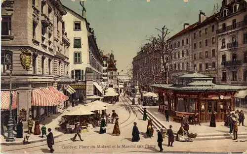 Geneve - Place du Molard -172932