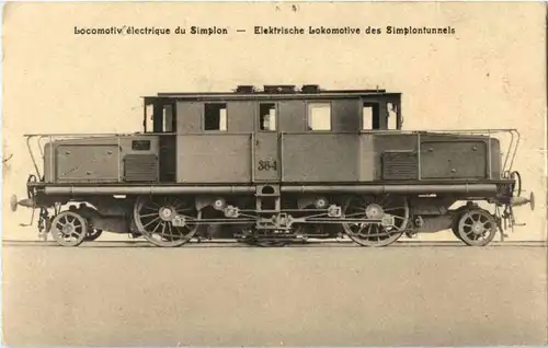 Locomotiv electrique du Simplon -171596