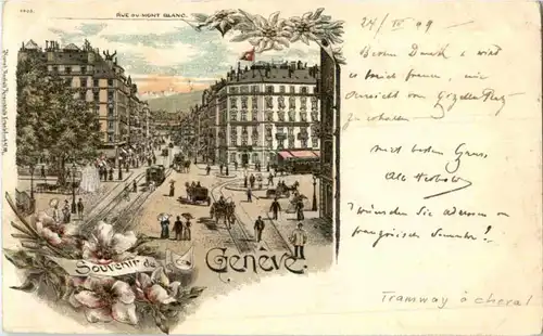 Souvenir de Geneve - Litho -172616