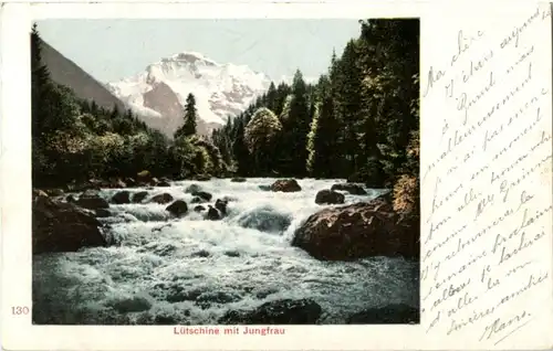 Lütschine mit Jungfrau -171118