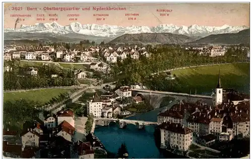 Bern - Obstbergquartier und Nydeckbrücken -132676