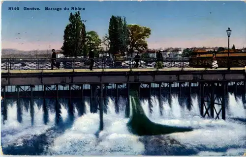 Geneve - Barrage du Rhone -172546
