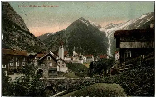 Gotthardbahn - Göschenen -132848