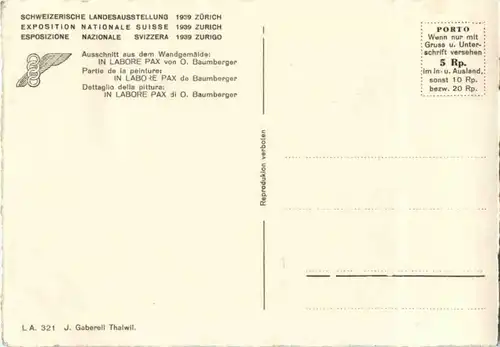 Zürich - Schw. Landesausstellung 1939 -171810