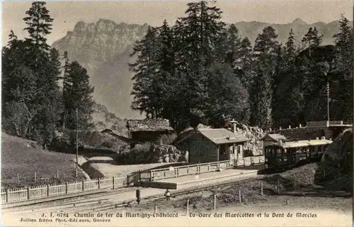 Chemin de fer Martigny Chatelard - La Gare Marecottes -171556