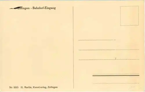 Zofingen - Bahnhof Eingang -173636