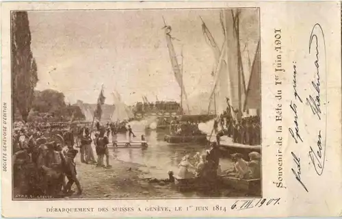 Geneve - Souvenir de la Fete 1901 -172428
