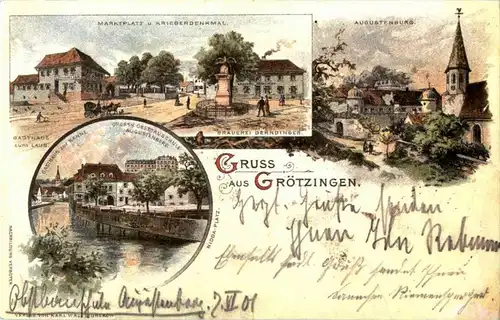 Gruss aus Grötzingen - REPRO -173312