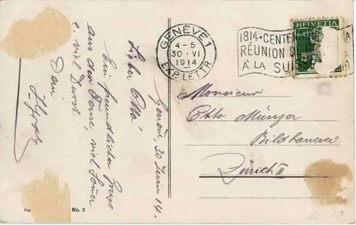 Geneve - Centenaire de la Reunion -172390