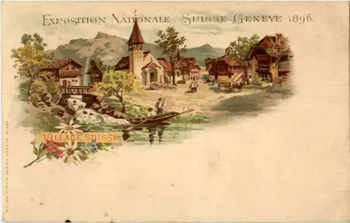 Geneve - Exposition Nationale 1896 -172430