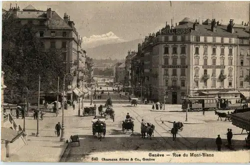 Geneve - Rue du Mont Blanc -172556