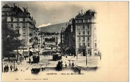 Geneve - Rue du Mont Blanc -133542