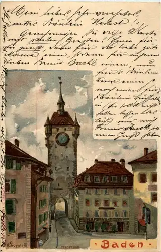Baden - Stadtturm -173920