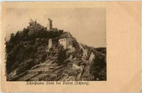 Baden - Schlossruine Stein -173722