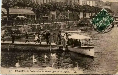 Geneve - Embarcadere du Grand Quai -172872