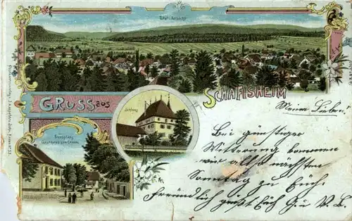 Gruss aus Schafisheim - Litho -173980