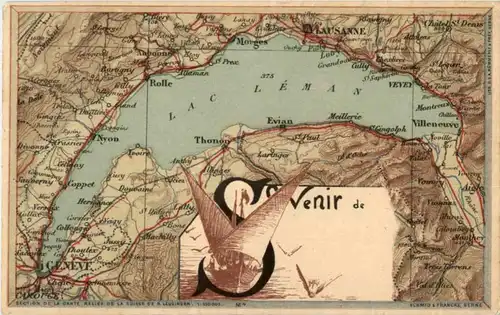 LAc Leman - Map -172966