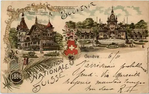 Geneve - Souvenir de l Exposition Nationale 1896 -172412