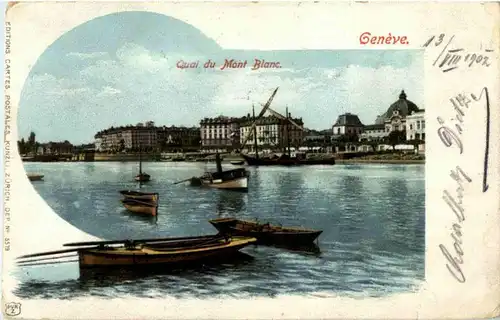 Geneve - Quai du Mont Blanc -172690