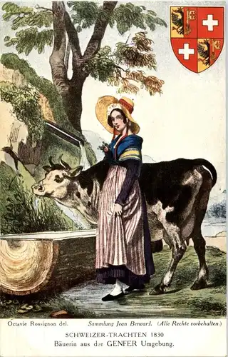 Geneve - Bäuerin Tracht -173136