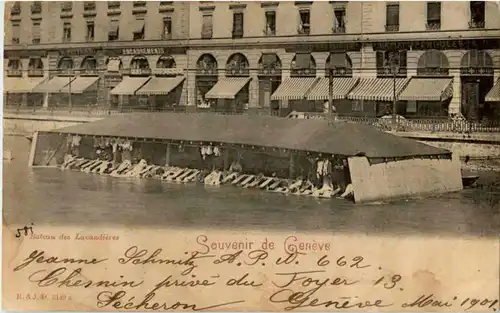 Geneve - Bateau des Lavandieres -172814