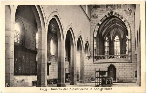 Brugg - Inneres der Klosterkirche -174352