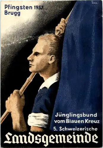 Brugg - Jünglingsbund vom Blauen Kreuz 1937 -171760