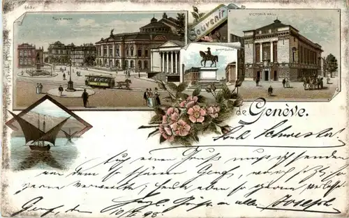 Souvenir de Geneve - Litho -173016