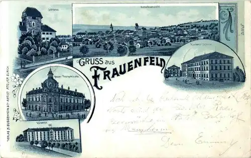 Gruss aus Frauenfeld - Litho -N2796